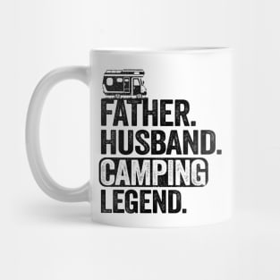 Father Husband Camping Legend Funny Camping Mug